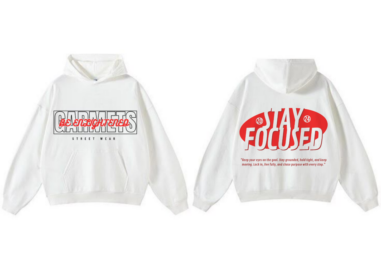 BelGarments stay focused hoodies