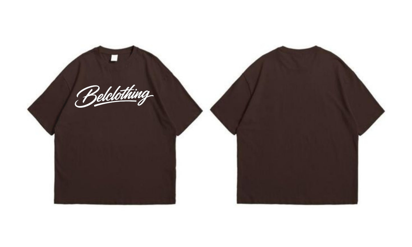 Cursive printed t-shirt