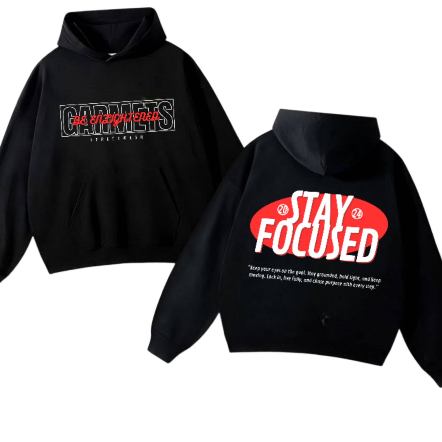 BelGarments stay focused hoodies
