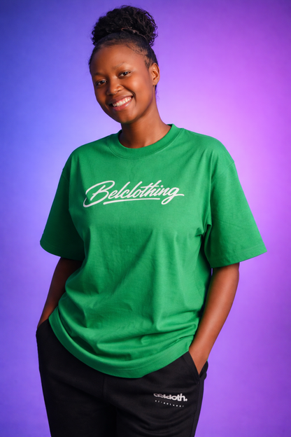 Cursive printed t-shirt